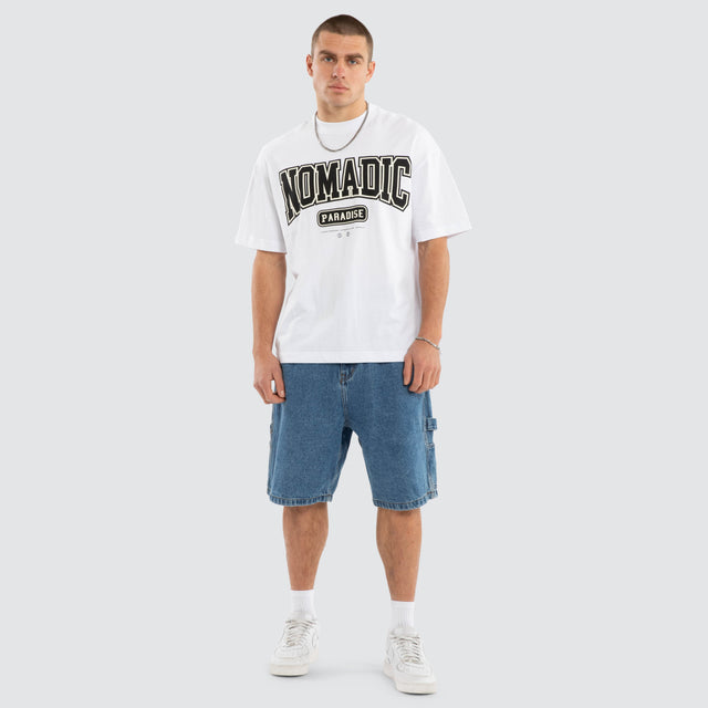 Haramosh Street Tee Optical White