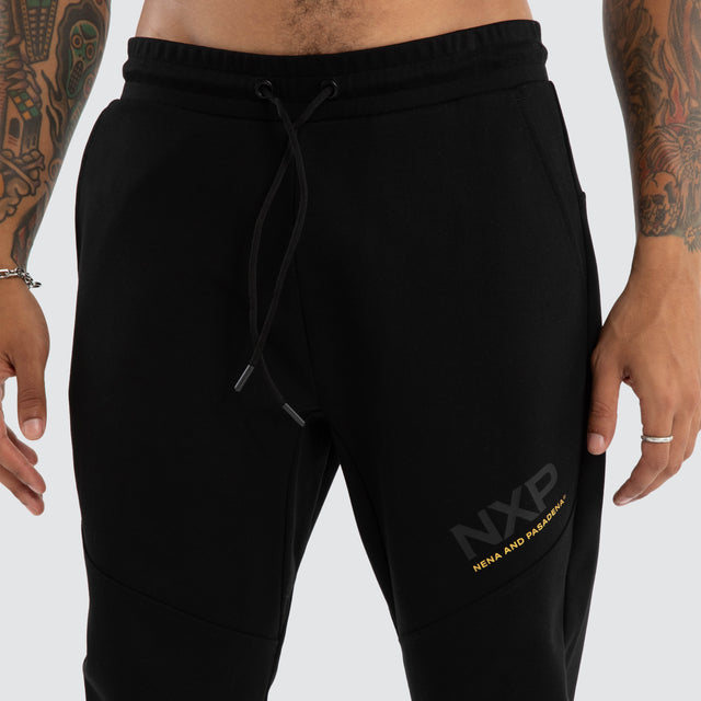 Turret Slim Trackpant Jet Black