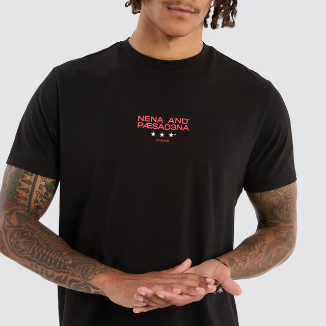 Vector Dual Curved Tee Jet Black