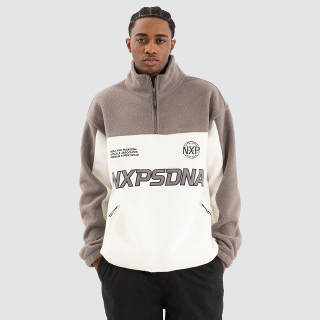model wears Lineage Pullover Jumper Steel Grey Pullover Grey - image 1