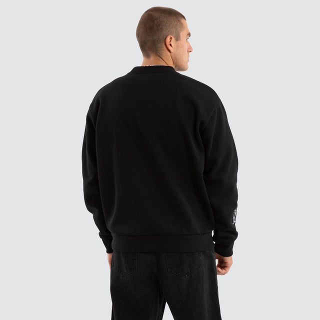 Warrior Relaxed Jumper Jet Black