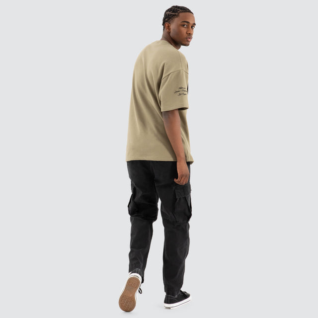 Captain Loopback Raptor Tee Khaki
