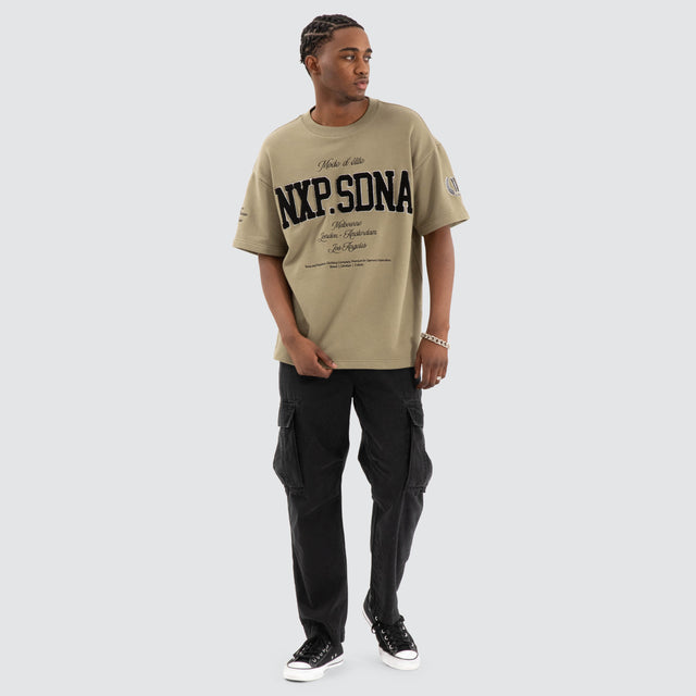 Captain Loopback Raptor Tee Khaki