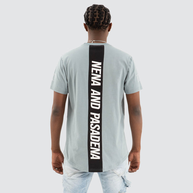 Harbor Dual Curved Tee Lead Blue/Black