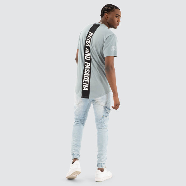 Harbor Dual Curved Tee Lead Blue/Black
