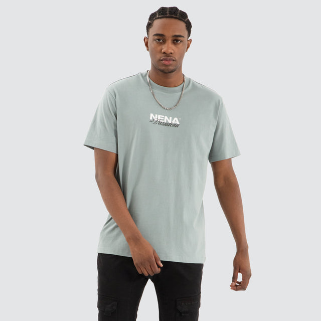 Hope Classic Fit Tee Lead Blue