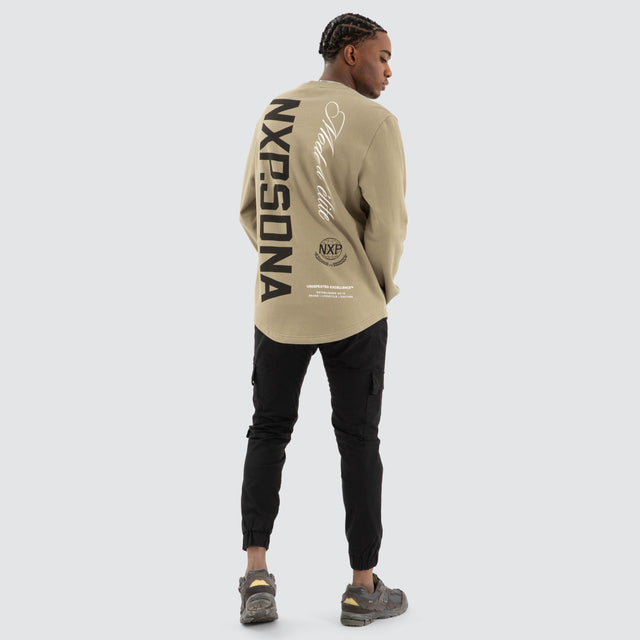 Mate Dual Curved Jumper Khaki Green