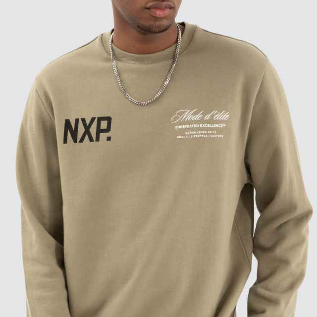 Mate Dual Curved Jumper Khaki Green