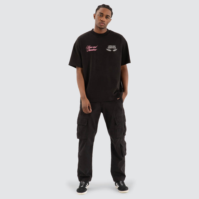Gentlemen Raptor Tee Jet black