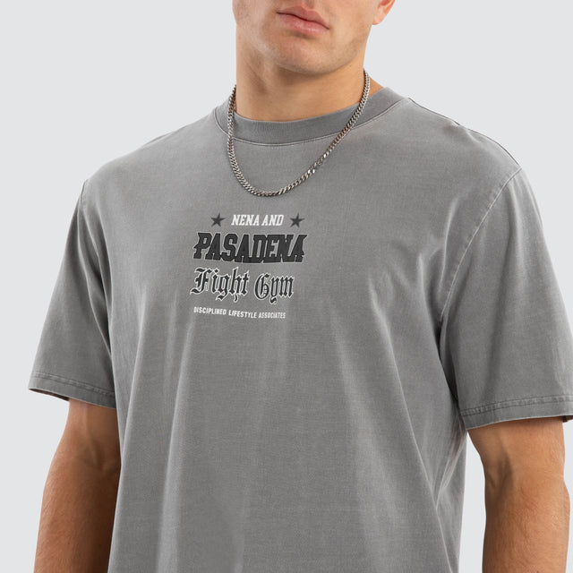 model wears Horizon Classic Tee Pigment Frost Grey T-Shirts Grey - image 5
