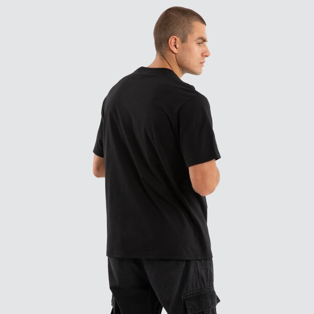model wears Motion Classic Tee Anthracite Black T-Shirts Black - image 4
