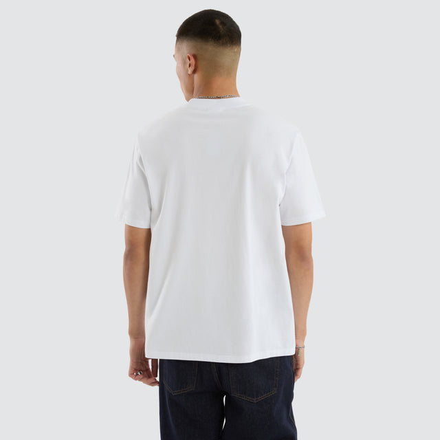 model wears Motion Classic Tee Optical White T-Shirts White - image 4