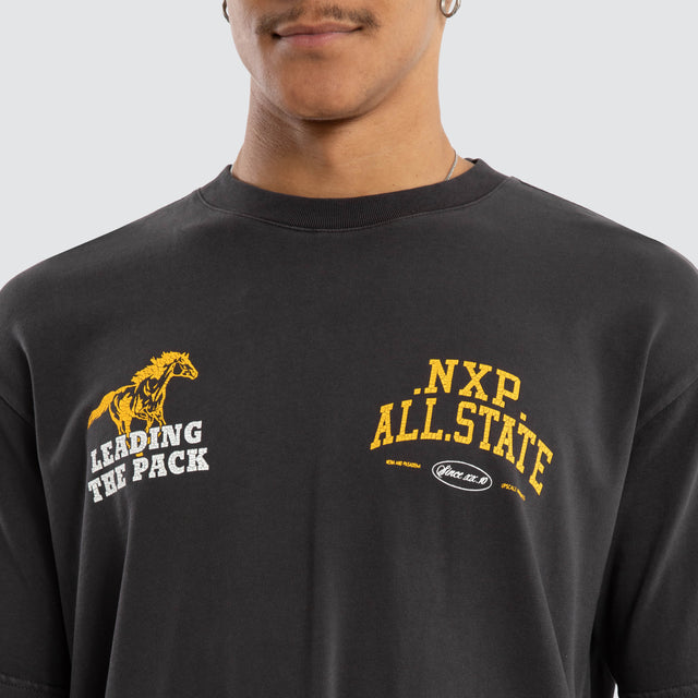 All State Box Fit Tee Pigment Black