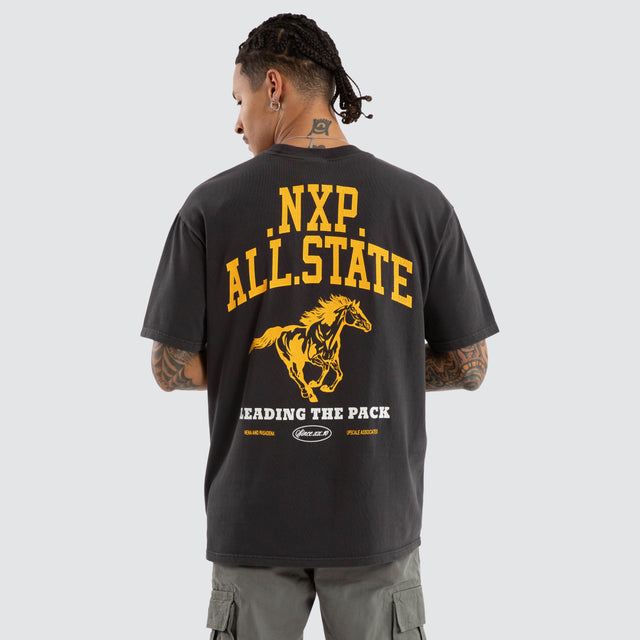 All State Box Fit Tee Pigment Black