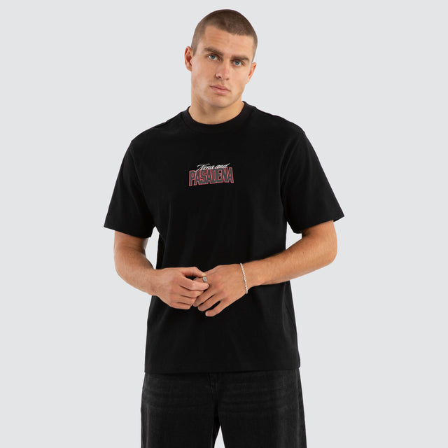 Distance Classic Tee Jet Black