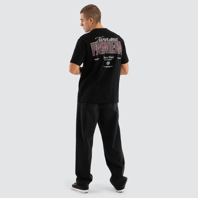 Distance Classic Tee Jet Black