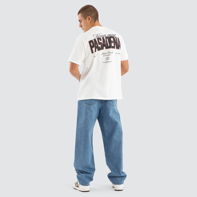 Distance Classic Tee Natural White