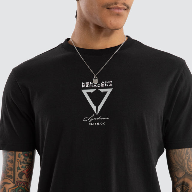 Wave Dual Curved Tee Jet Black