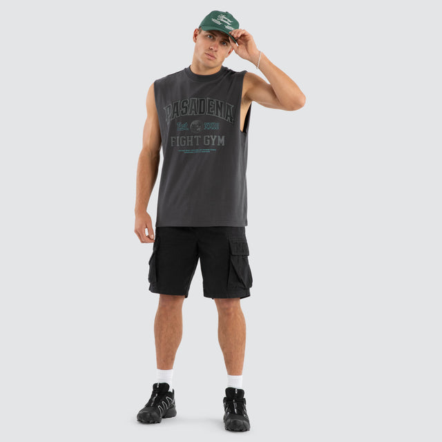 March Raptor Muscle Tee Asphalt