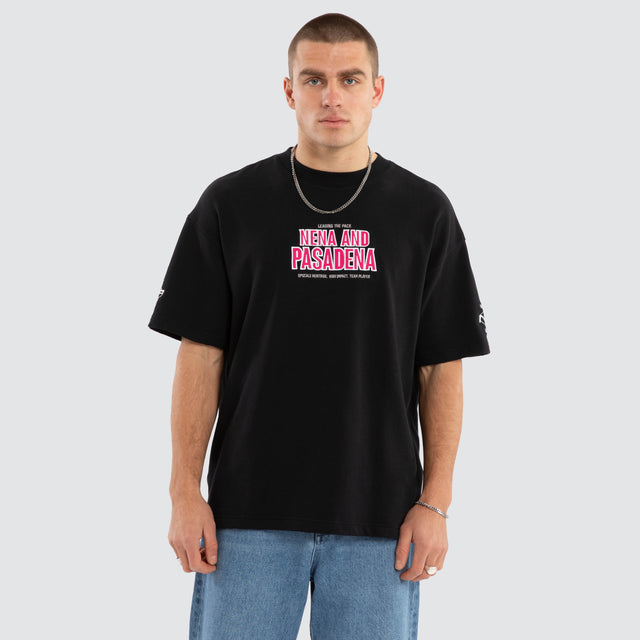 Player Loopback Raptor Tee Anthracite Black