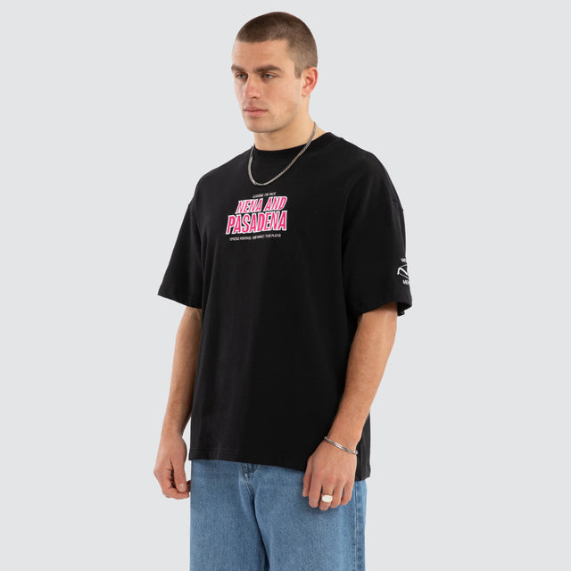 Player Loopback Raptor Tee Anthracite Black