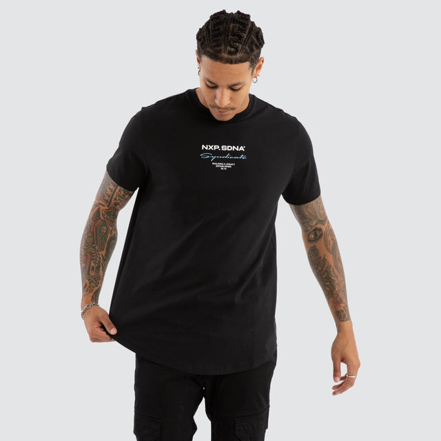 Origin Dual Curved Tee Jet Black