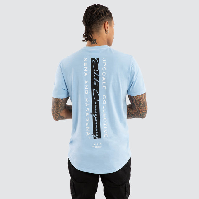 Whisper Dual Curved Tee Pigment Blue Bell