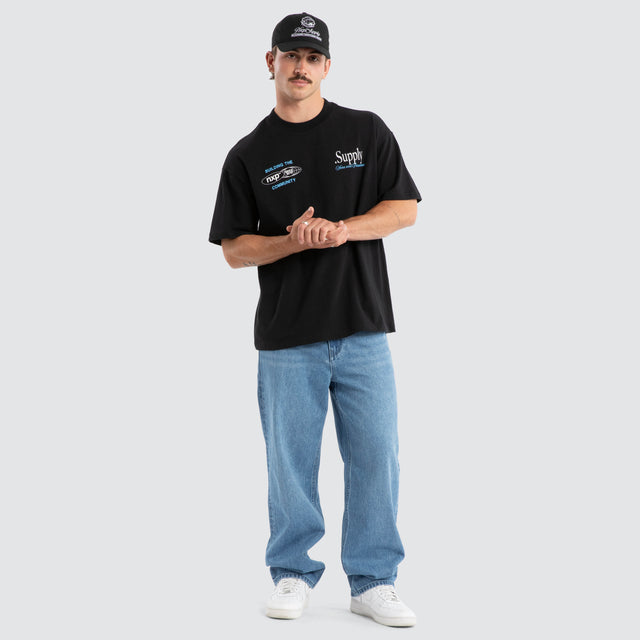 Union Raptor Tee Anthracite Black