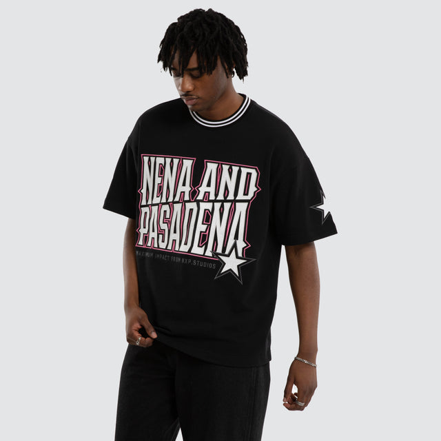 Destined Loopback Raptor Tee Anthracite Black