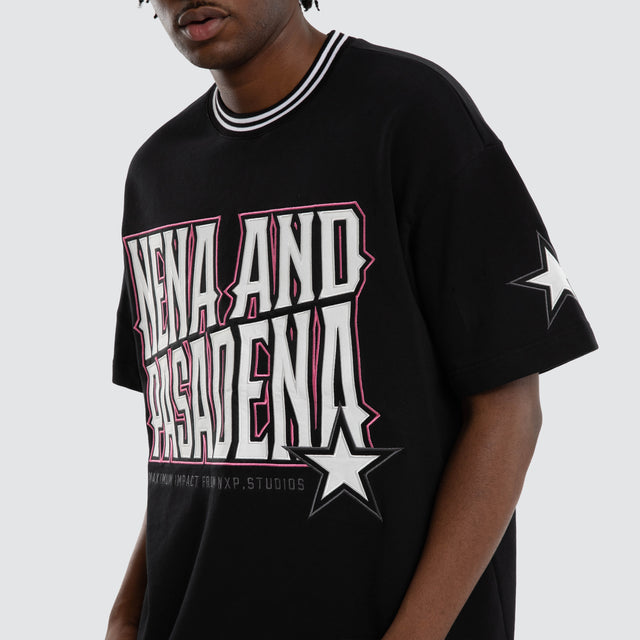 Destined Loopback Raptor Tee Anthracite Black