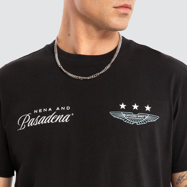 Pledge Dual Curved Tee Jet Black