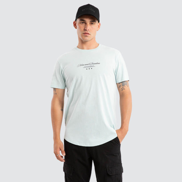 Juncture Dual Curved Tee Pastel Blue