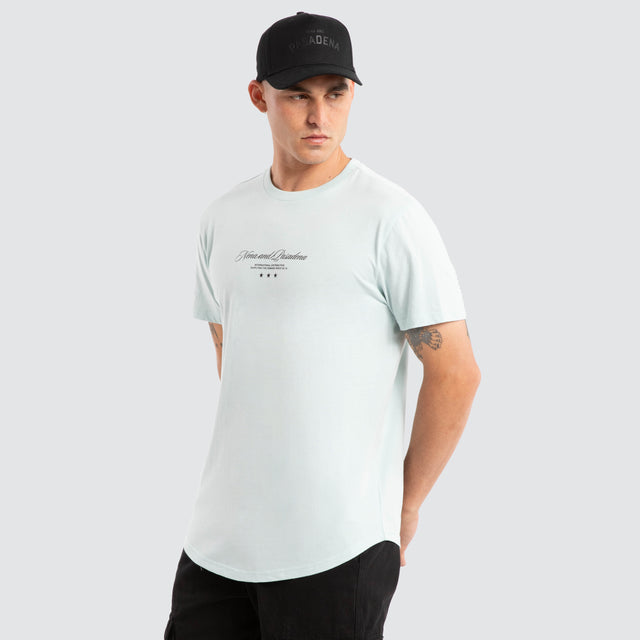 Juncture Dual Curved Tee Pastel Blue