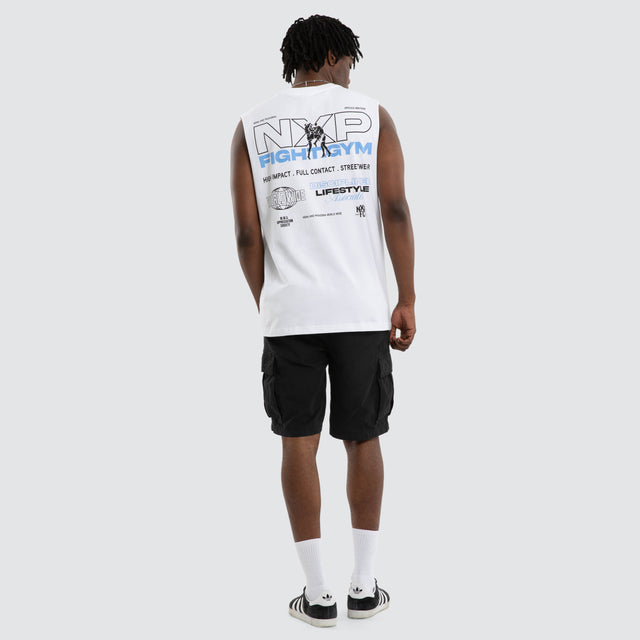 Script Relaxed Muscle White