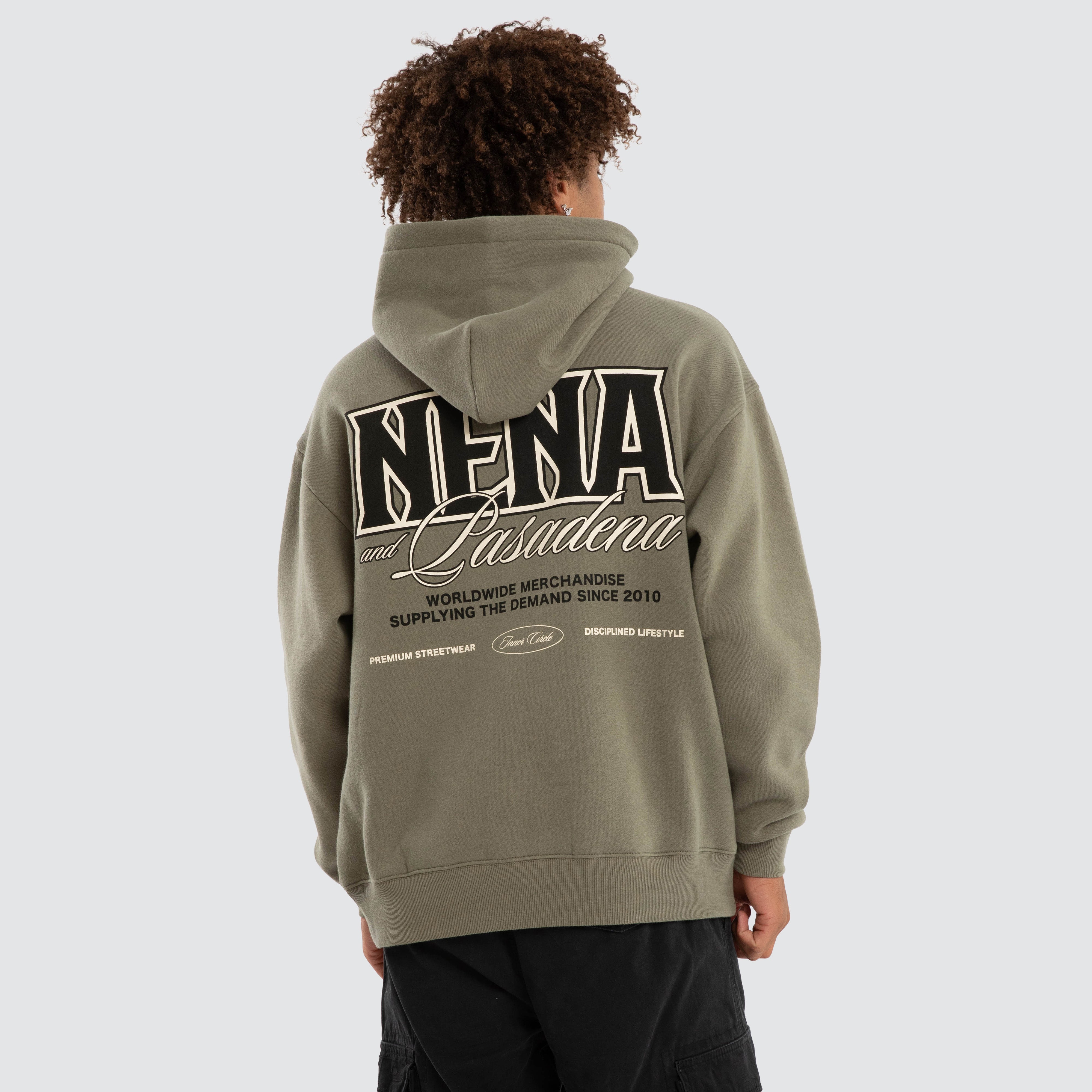 onedayapartmentjapan ★NATURAL NEP SWEAT★ NXP Titan Relaxed Fit Hoodie in Green | Neverland Store