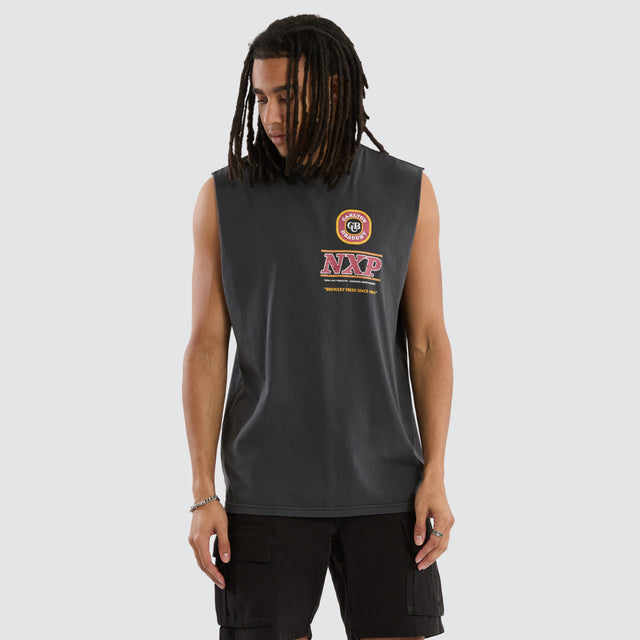 Carlton Draught Comical Relaxed Muscle Pigment Black