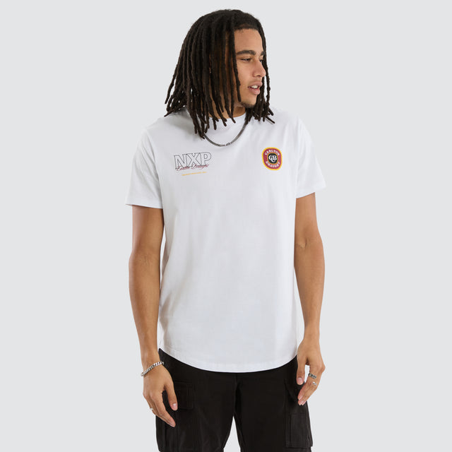 Carlton Draught General Dual Curved Tee Optical White