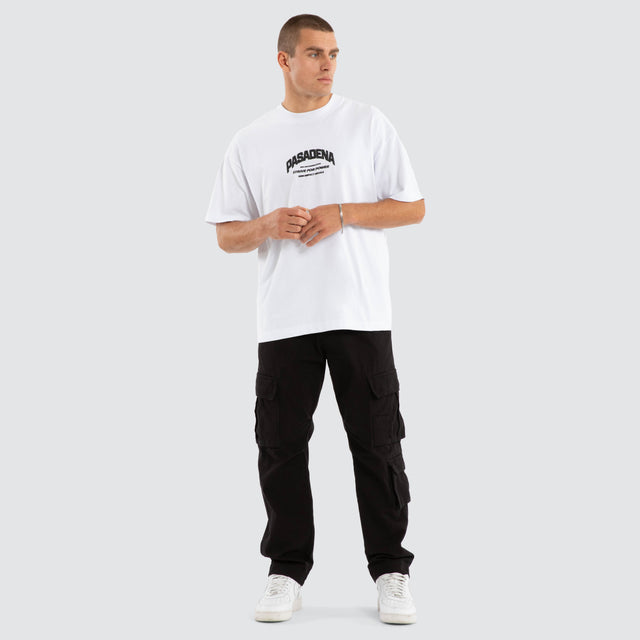 model wears Strive Raptor Tee Optical White T-Shirts White - image 2