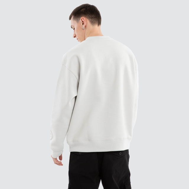 Boss Box Fit Sweater Glacier Grey/Castlerock