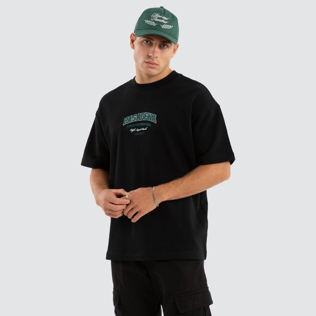 model wears Balance Raptor Tee Jet Black T-Shirts Black - image 3