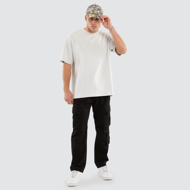 Progress Loopback Raptor Tee Glacier Grey