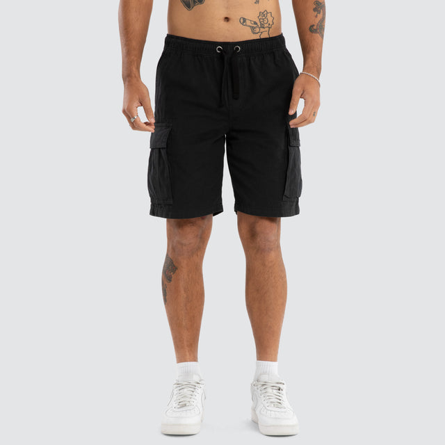 League Cargo Short Black