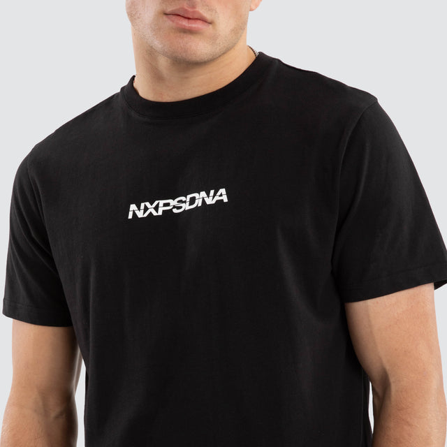 Jumpshot Dual Curved Tee Jet Black