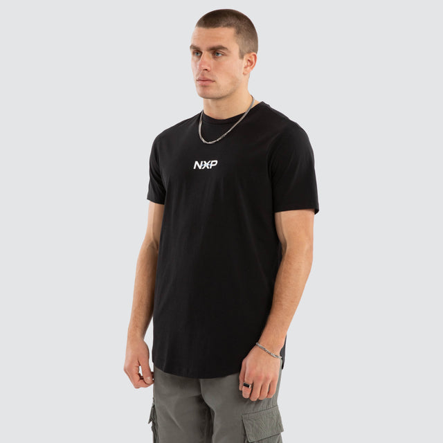 Combat Dual Curved Tee Jet Black
