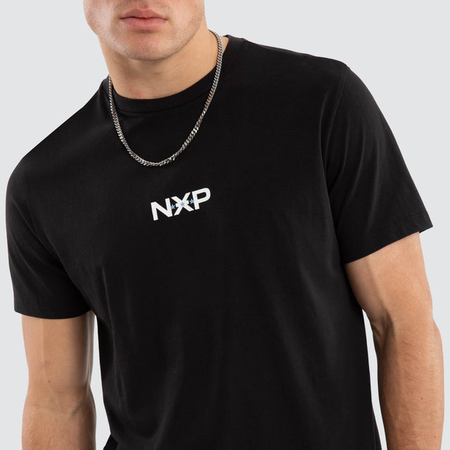 Combat Dual Curved Tee Jet Black