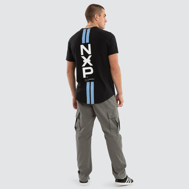 Combat Dual Curved Tee Jet Black
