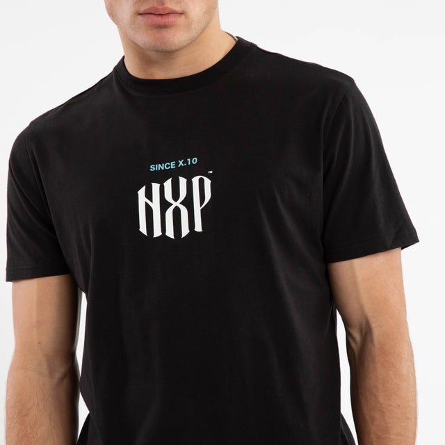 Stronger Dual Curved Tee Jet Black