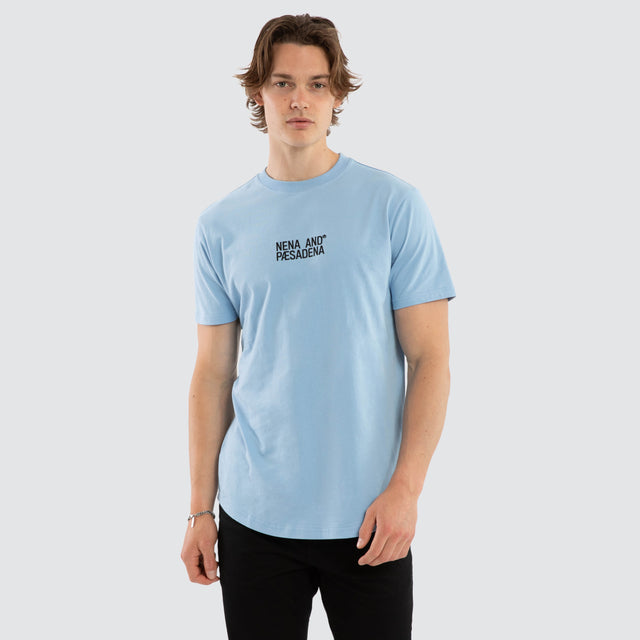 Journey Dual Curved Tee Blue Bell