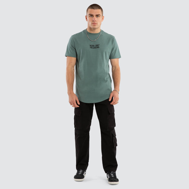 Journey Dual Curved Tee Silver Pine