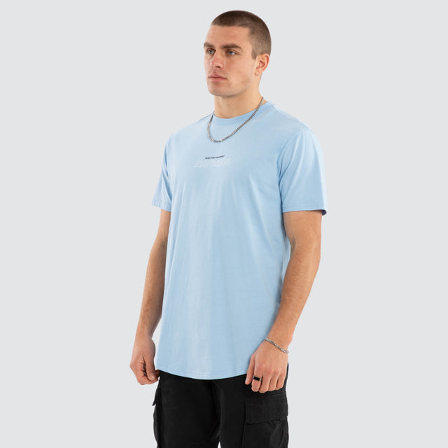 Charge Dual Curved Tee Blue Bell